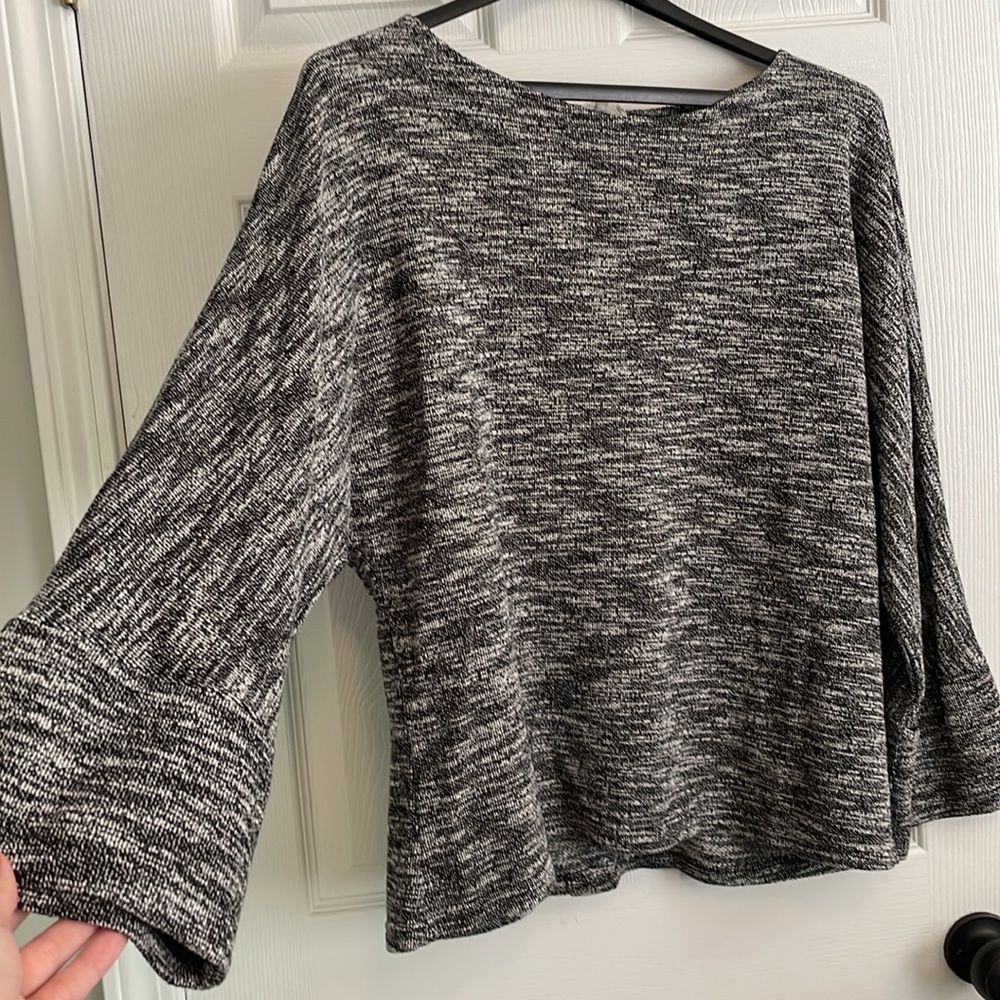 Maternity Sweater With Button Back - image 2